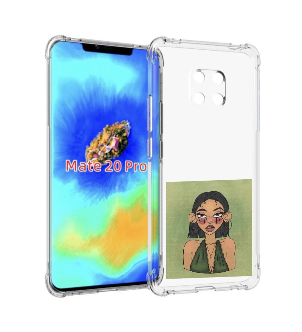 

Чехол MyPads девушка-с-каре-и-тату для Huawei Mate 20 Pro/Mate 20 RS 6.39, Прозрачный, Tocco