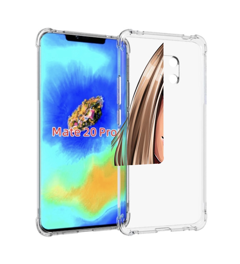 

Чехол MyPads девушка-с-каре женский для Huawei Mate 20 Pro/Mate 20 RS 6.39, Прозрачный, Tocco