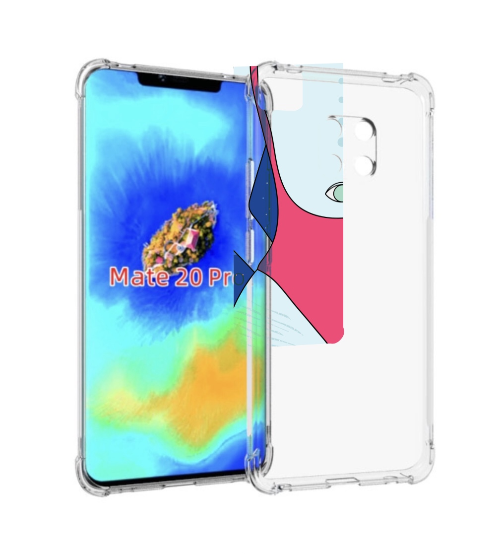 

Чехол MyPads девушка-с-глазом-на-спине для Huawei Mate 20 Pro/Mate 20 RS 6.39, Прозрачный, Tocco