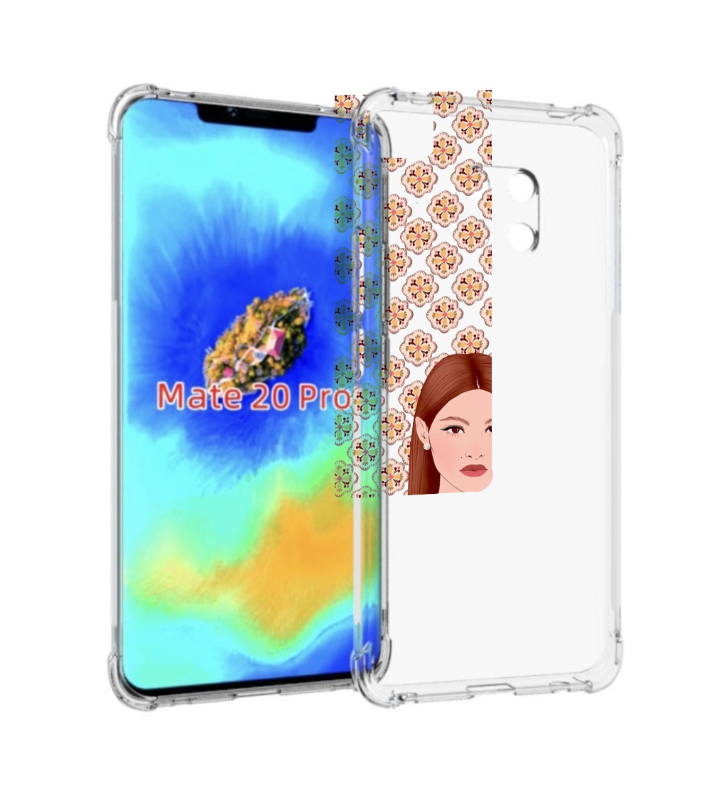 

Чехол MyPads девушка-с-вином-рисунок женский для Huawei Mate 20 Pro/Mate 20 RS 6.39, Прозрачный, Tocco
