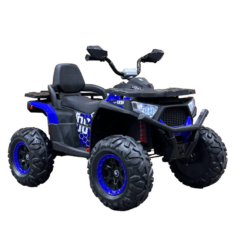 Электромобиль детский квадроцикл ATV NEL-007 синий полный привод 4WD