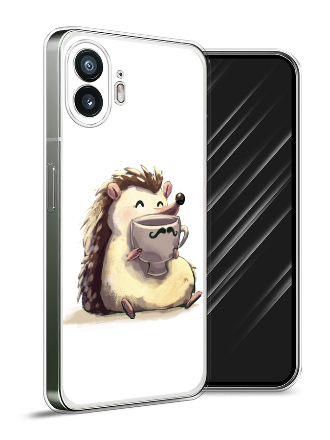 

Чехол Awog на Nothing Phone (2) "Еж кофеман", Белый;коричневый;бежевый, 3300250-1