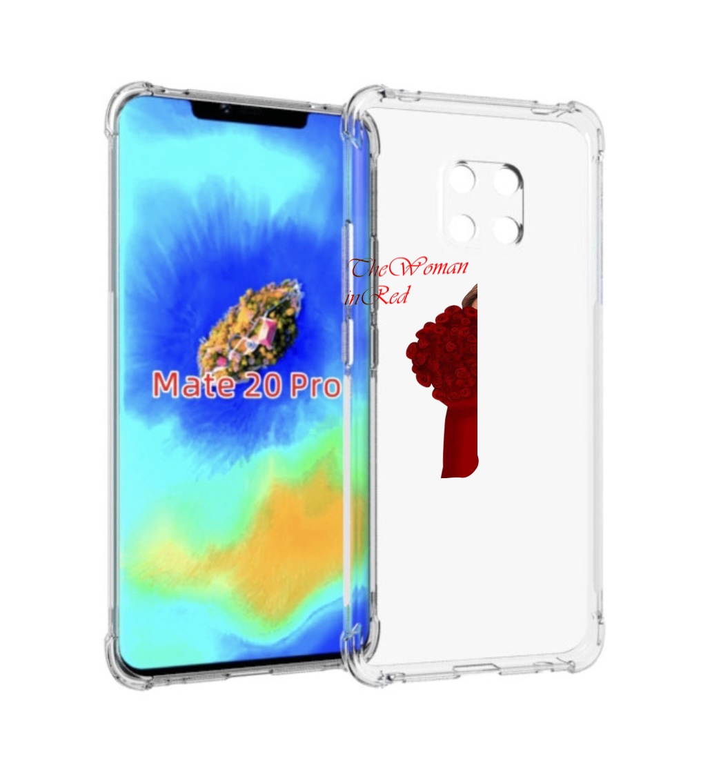 

Чехол MyPads девушка-полностью-в-красном женский для Huawei Mate 20 Pro/Mate 20 RS 6.39, Прозрачный, Tocco