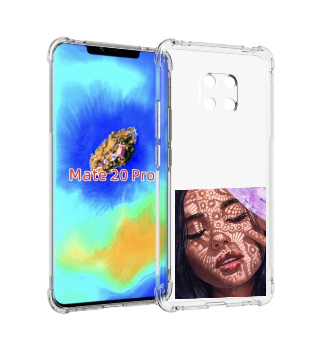 

Чехол MyPads девушка-под-кружевами женский для Huawei Mate 20 Pro/Mate 20 RS 6.39, Прозрачный, Tocco