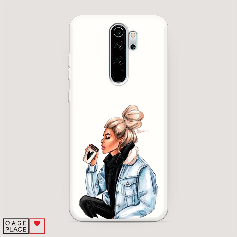 

Матовый силиконовый чехол "Cute girl" на Xiaomi Redmi Note 8 Pro