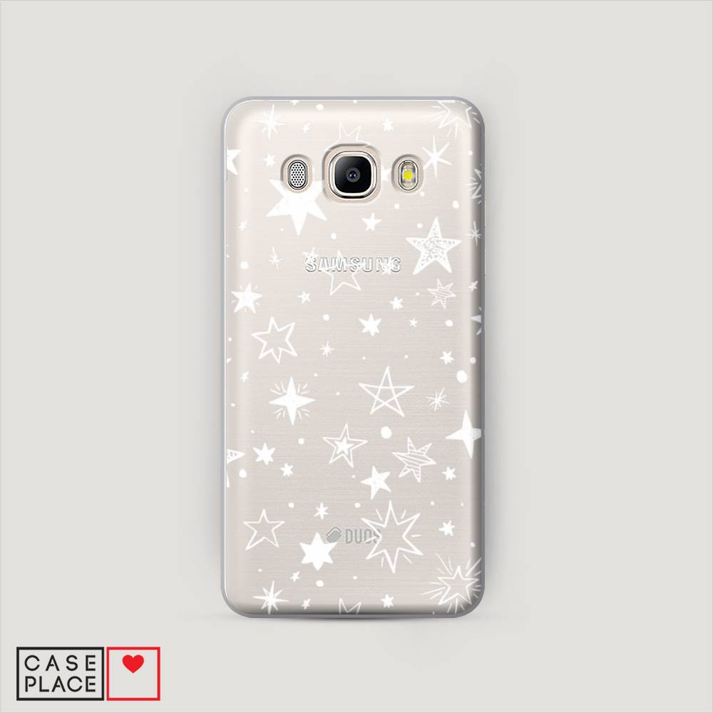 

Чехол Awog "Звездочки графика белая" для Samsung Galaxy J5 2016