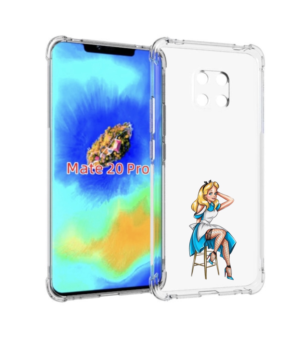 Чехол MyPads девушка-в-чулках женский для Huawei Mate 20 Pro/Mate 20 RS 6.39