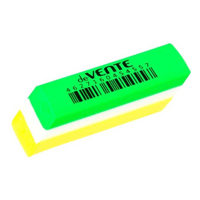 

Ластик deVente Bubble Gum 15 х 13 х 55 мм, Разноцветный