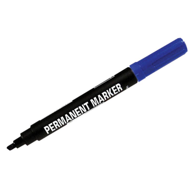 

Маркер перманентный Centropen 8576 синий, скошенный, 1-4,6мм