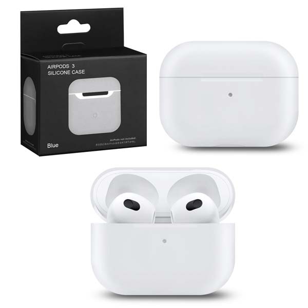 фото Чехол для airpods 3 silicone white nobrand