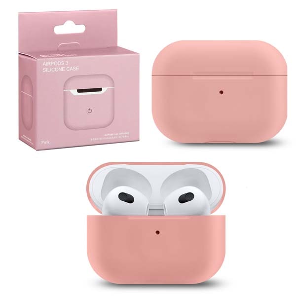 фото Чехол для airpods 3 silicone pink nobrand