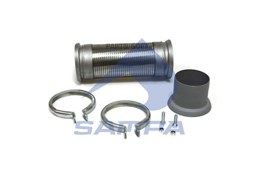 

SAMPA Гофра MERCEDES 1735,1838 выхлопной системы к-кт фланец,хомуты 115x295 SAMPA
