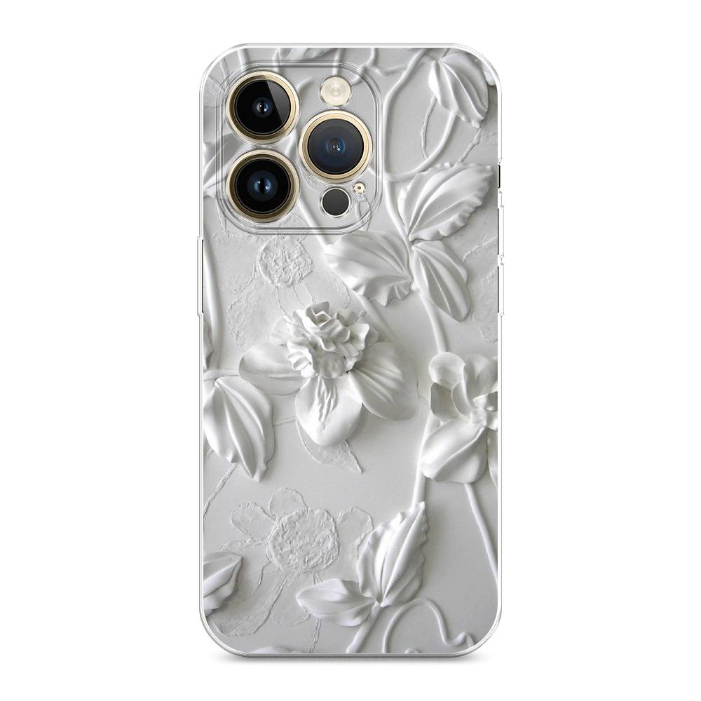 

Чехол Awog на Apple iPhone 14 Pro Max / Айфон 14 Pro Max "Гипсовые цветы", 15050-7