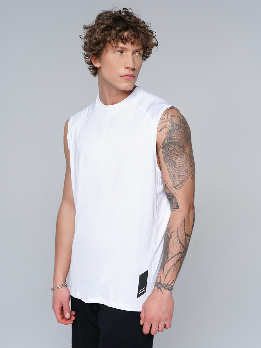 

Футболка мужская ТВОЕ 90182 белая XXL, 90182