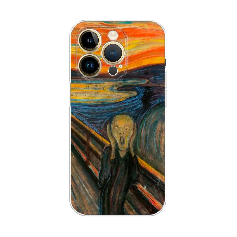 

Чехол Awog на Apple iPhone 14 Pro Max / Айфон 14 Pro Max "Крик", Разноцветный, 15050-9