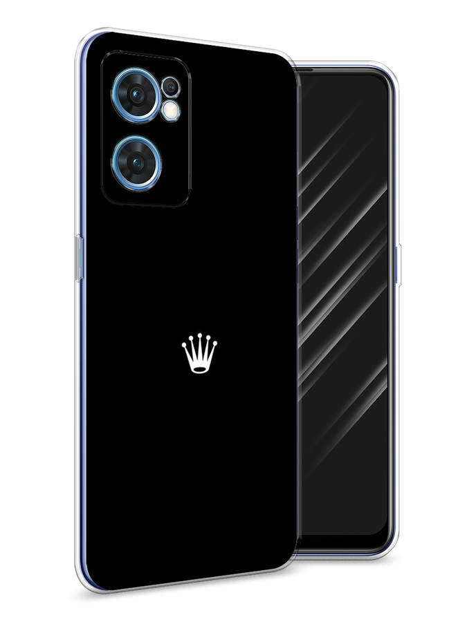 

Чехол Awog на Oppo Find X5 Lite "Белая корона на черном фоне", Разноцветный, 259850-7