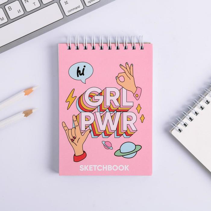 

Скетчбук ArtFox GRL PWR А6, 80 л, 100 г/м, 2шт