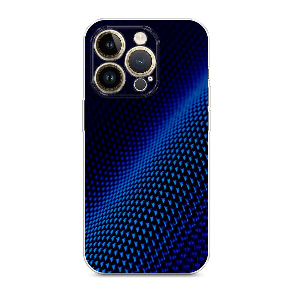 

Чехол Awog на Apple iPhone 14 Pro Max / Айфон 14 Pro Max "Синий карбон", 15050-3