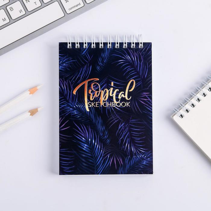 Скетчбук ArtFox Tropical sketchbook А6, 80 л, 100 г/м, 2шт