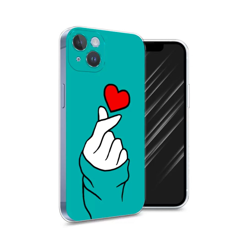 

Чехол Awog на Apple iPhone 14 Pro Max / Айфон 14 Pro Max "Маленькое сердечко", Разноцветный, 15050-7