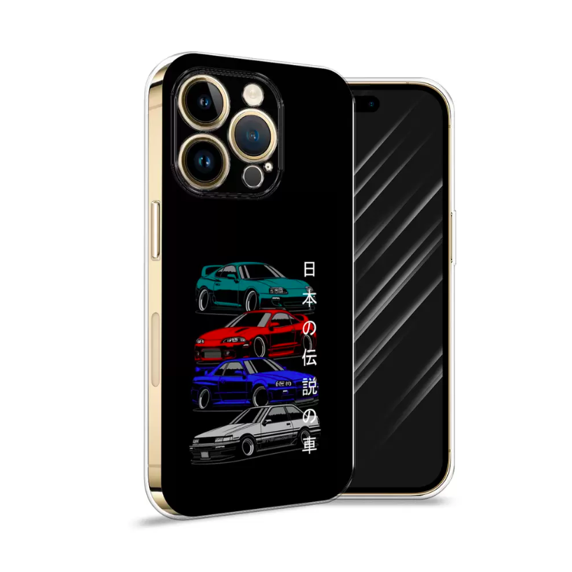 

Чехол Awog на Apple iPhone 14 Pro Max / Айфон 14 Pro Max "JDM Legend cars", Разноцветный, 15050-5