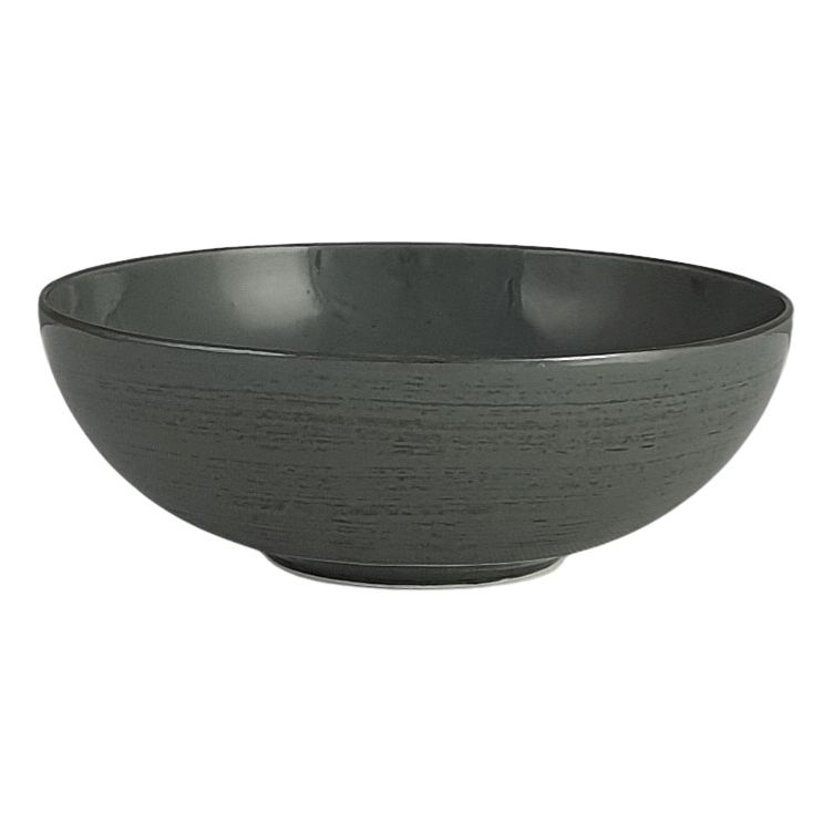 

Салатник Porcelana Bogucice Nostalgia onyx темно-серый 16 см