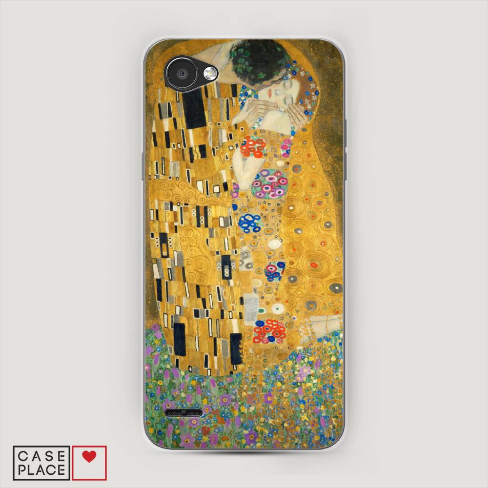 

Чехол Awog на LG Q6 "Поцелуй Гюстава Климта", Желтый;коричневый, 83150-9