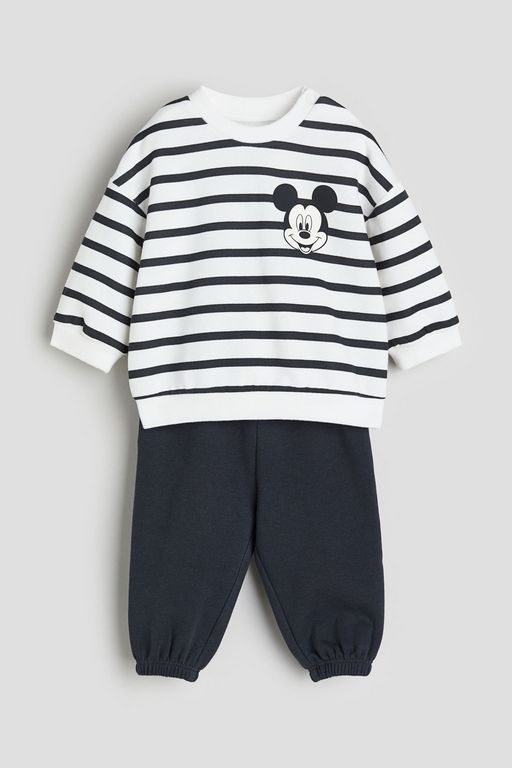 

Костюм повседневный детский H&M 1075227, Темно-серый, Микки Маус, 86, 1075227