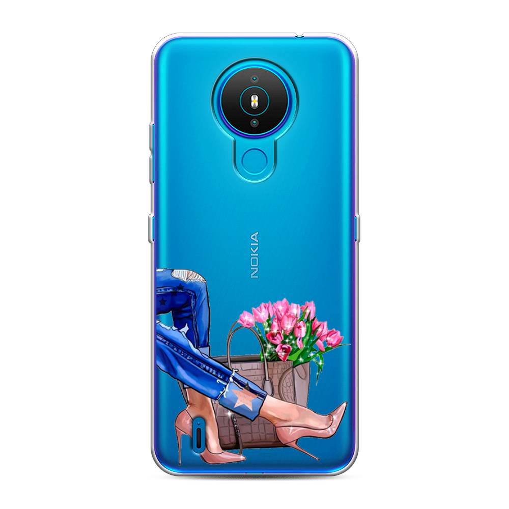 

Чехол Awog на Nokia 1.4 / Нокиа 1.4 "Каблучки", Голубой;коричневый;розовый, 124550-7