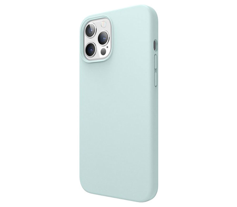 

Чехол для iPhone 12/12 Pro Silicone мятный, Зеленый