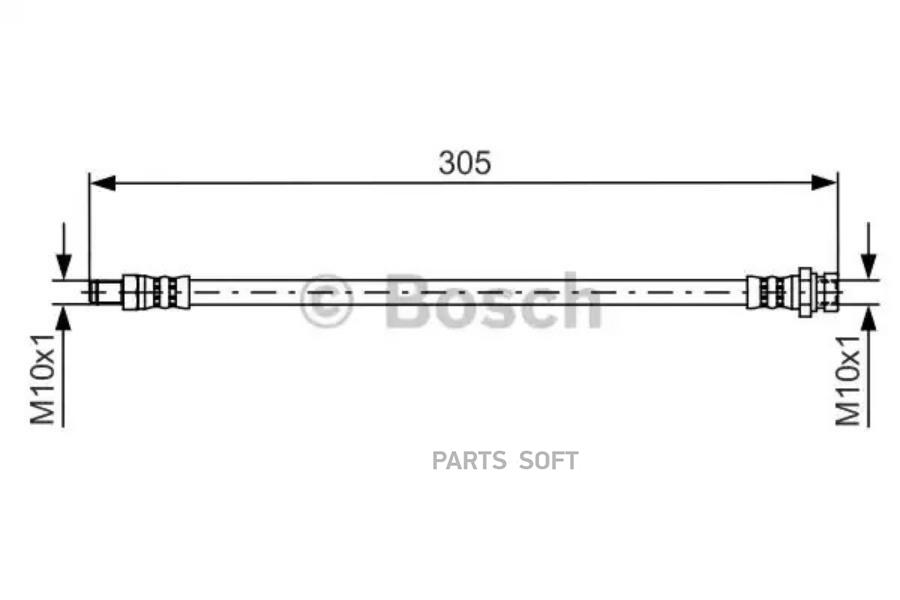 

ТОРМОЗНОЙ ШЛАНГ Bosch 1987481442