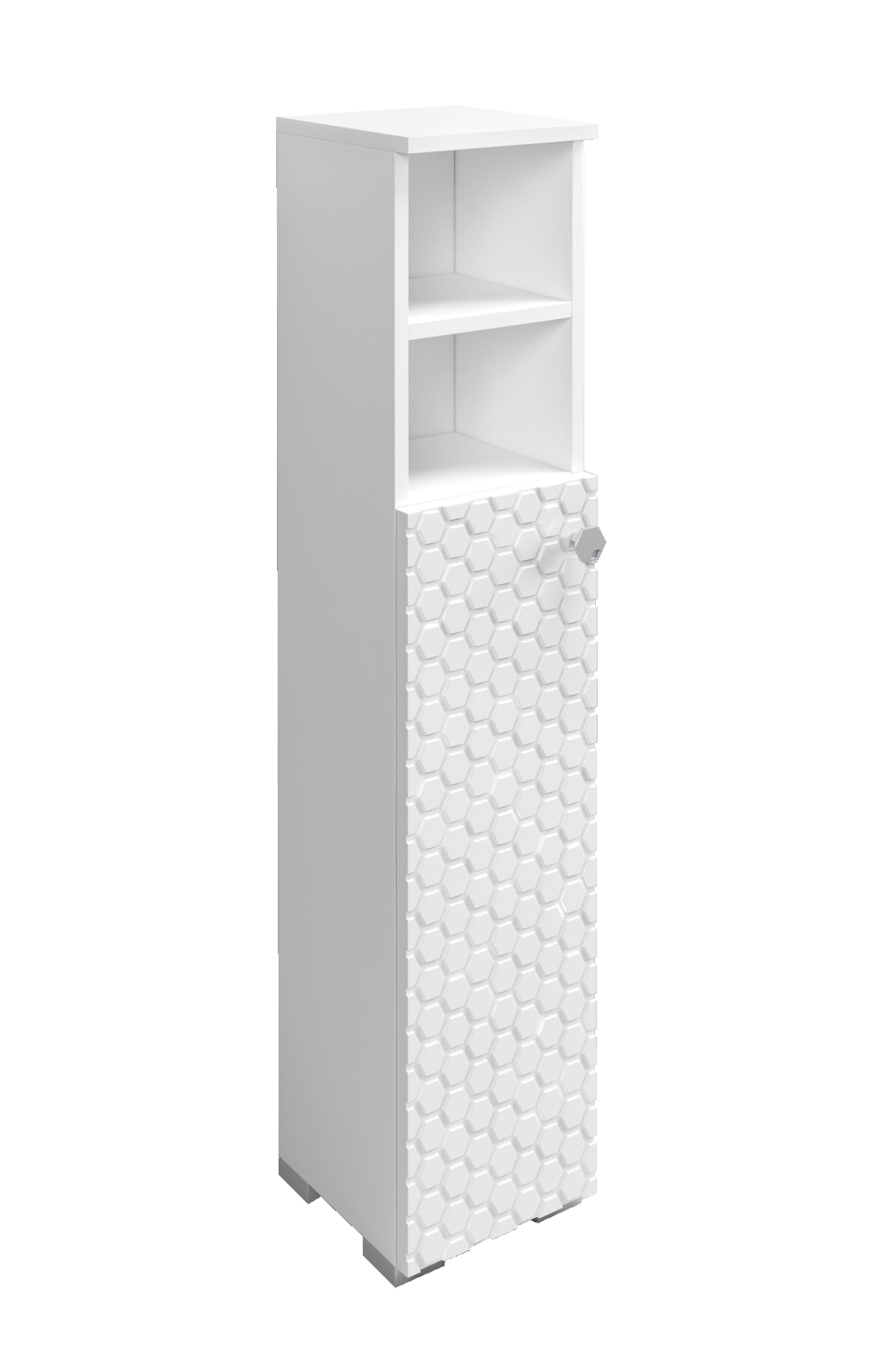 Шкаф для ванной Гестия ШТСоната2н, белый, левый фетр для декора и флористики однотонный белый двусторонний рулон 1шт 0 5 x 20 м