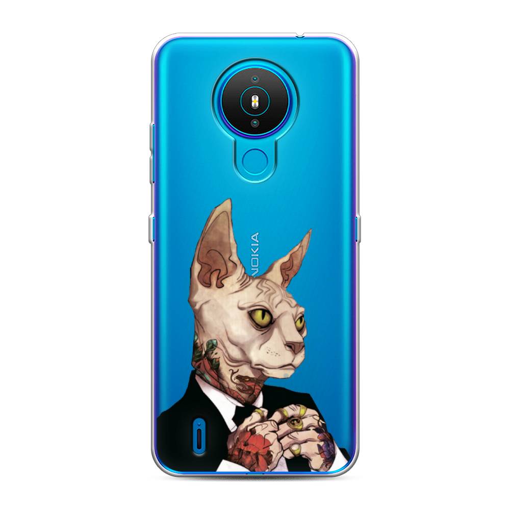 

Чехол Awog на Nokia 1.4 / Нокиа 1.4 "Татуированный сфинкс", Бежевый;черный;красный, 124550-7