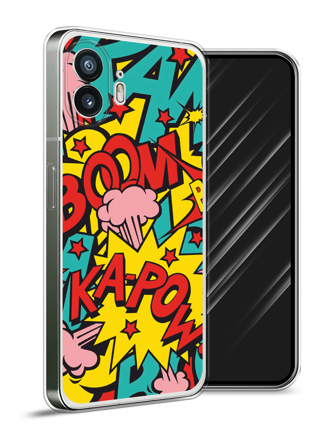 

Чехол Awog на Nothing Phone (2) "Постер pop art", Бирюзовый;желтый;красный, 3300250-1