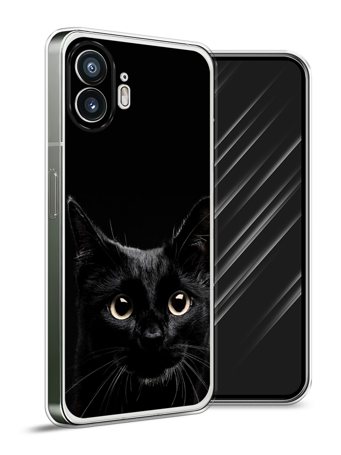 

Чехол Awog на Nothing Phone (2) "Добрый кот", Черный, 3300250-1