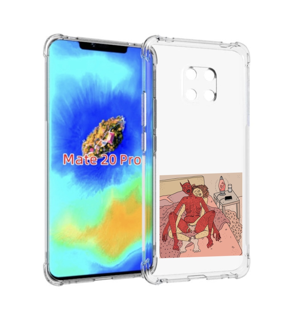 

Чехол MyPads девушка-без-кожи для Huawei Mate 20 Pro/Mate 20 RS 6.39, Прозрачный, Tocco