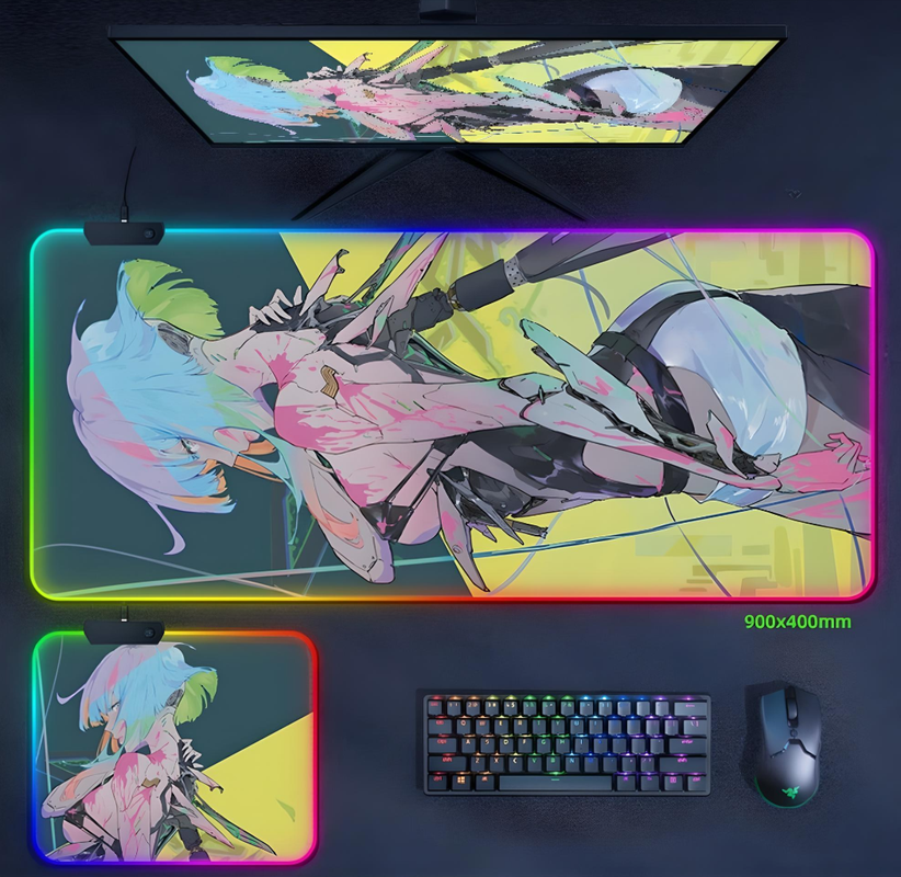 Игровой коврик для мыши и клавиатуры ANIME 1rgbmp-04 1rgbmp-04 3950₽