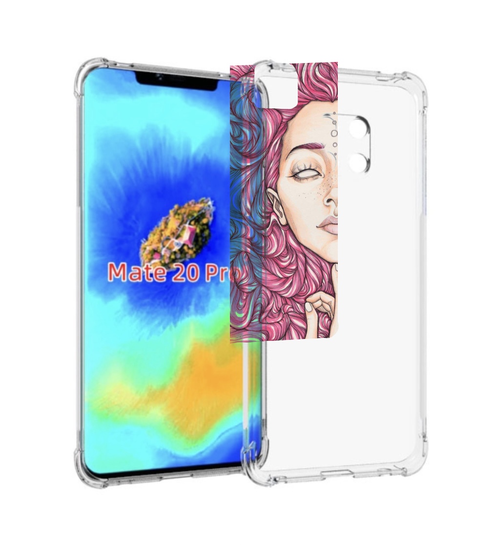 

Чехол MyPads девушка утонула в волосах женский для Huawei Mate 20 Pro/Mate 20 RS 6.39, Прозрачный, Tocco