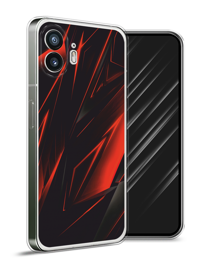 

Чехол Awog на Nothing Phone (2) "Игровой фон", Бордовый;красный;черный, 3300250-1