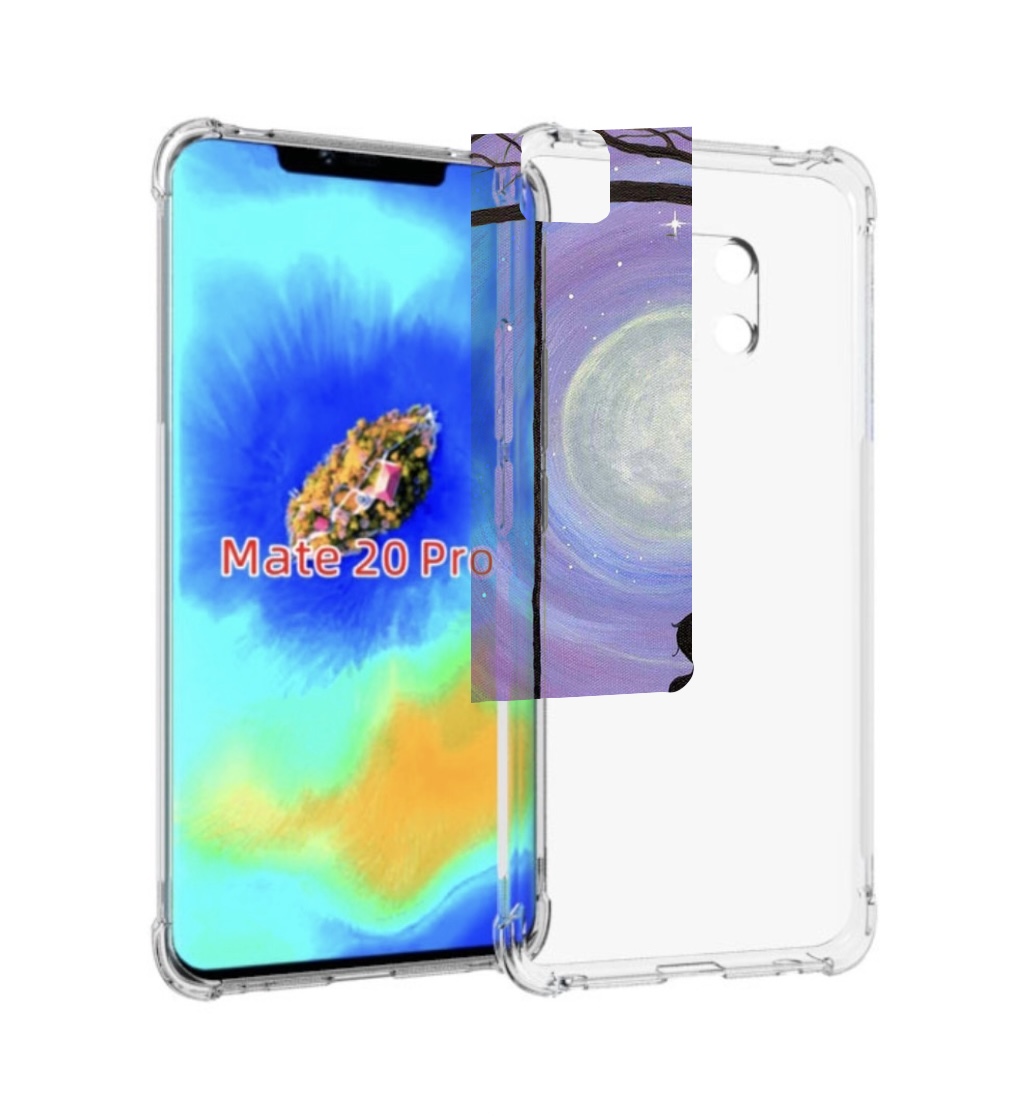 

Чехол MyPads девушка с котом на качеле женский для Huawei Mate 20 Pro/Mate 20 RS 6.39, Прозрачный, Tocco