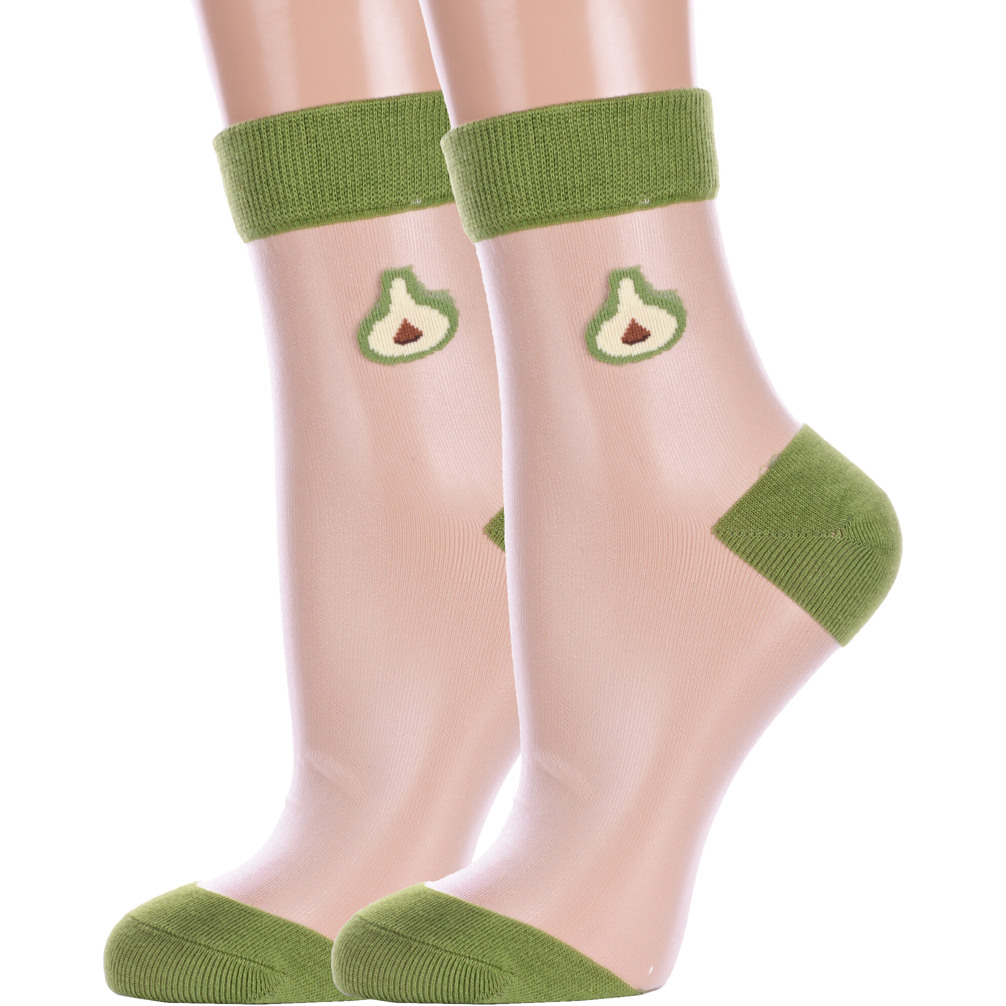 Комплект носков женских Hobby Line 2-нжст зеленых 36-40, 2 пары