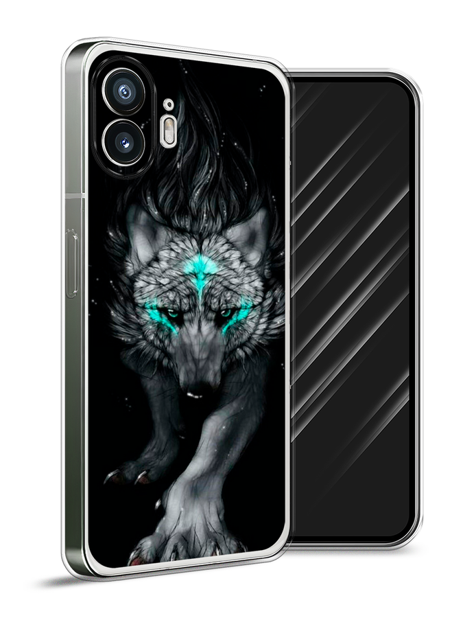 

Чехол Awog на Nothing Phone (2) "Волшебный волк", Черный;серый, 3300250-1