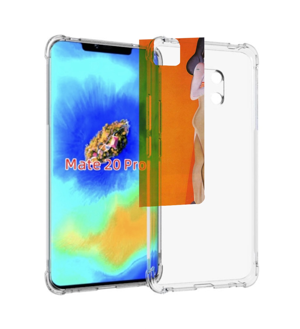

Чехол MyPads девушка на шарах женский для Huawei Mate 20 Pro/Mate 20 RS 6.39, Прозрачный, Tocco