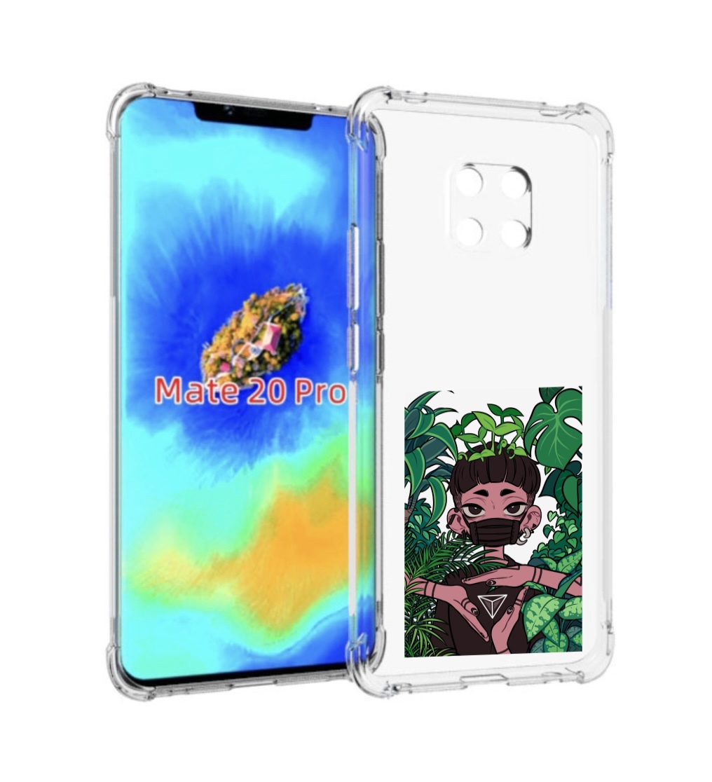 

Чехол MyPads девушка в природе женский для Huawei Mate 20 Pro/Mate 20 RS 6.39, Прозрачный, Tocco