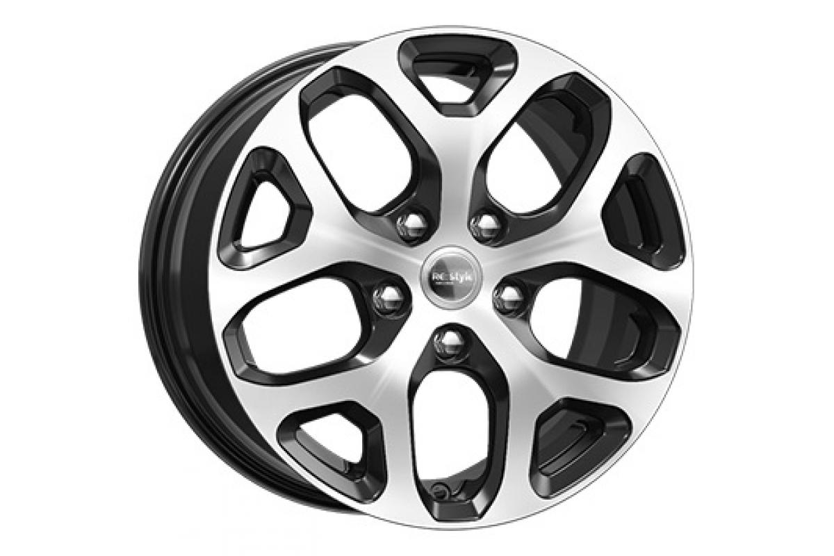 

Диск литой R16 6.5J 4x100/60.1 ET43 КИК КС869 Алмаз черный 74777