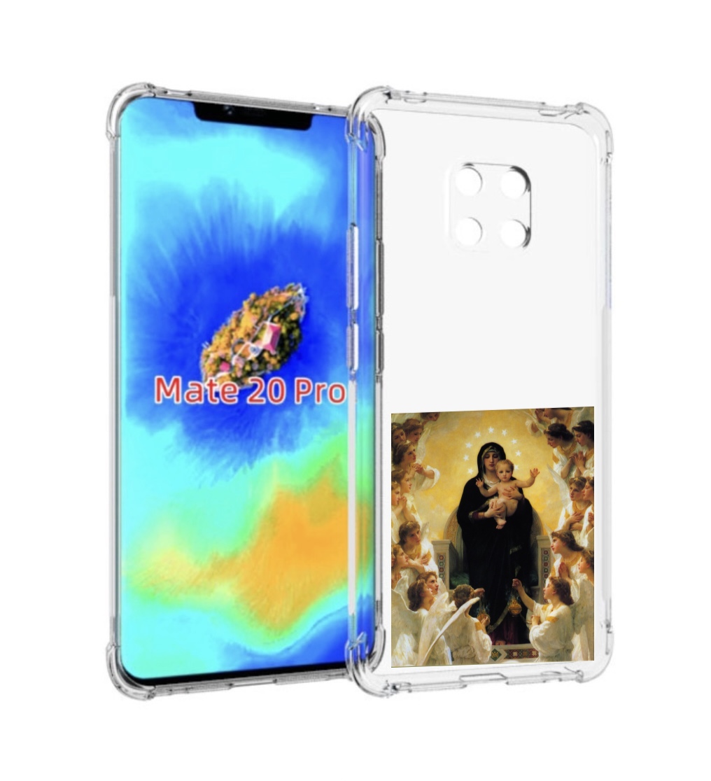 

Чехол MyPads дева-мария для Huawei Mate 20 Pro/Mate 20 RS 6.39, Прозрачный, Tocco