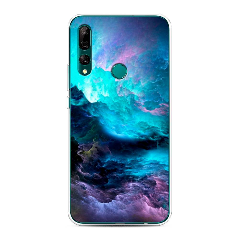 

Чехол Awog на Huawei Y9 Prime 2019 "Бирюзовое небо", Фиолетовый;черный, 611950-4