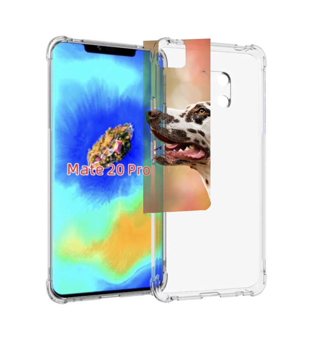 

Чехол MyPads далматин для Huawei Mate 20 Pro/Mate 20 RS 6.39, Прозрачный, Tocco