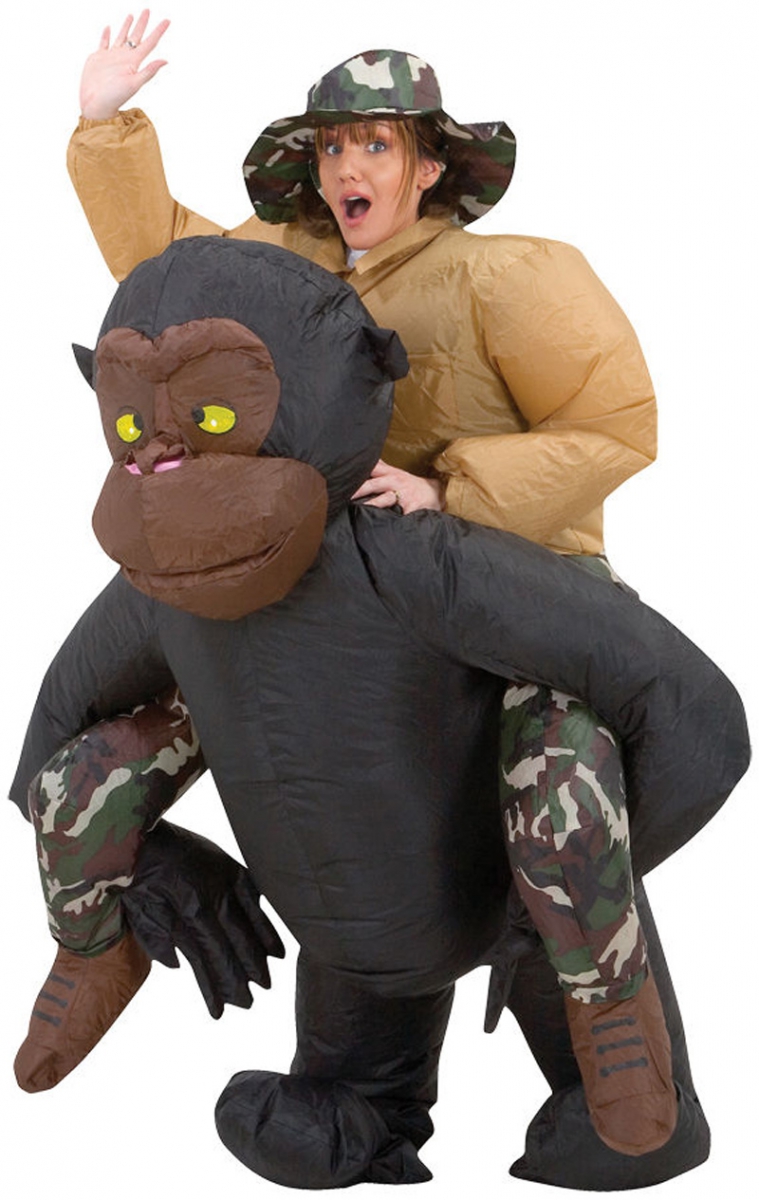 Костюм карнавальный мужской Inflatable животные черный 54 RU