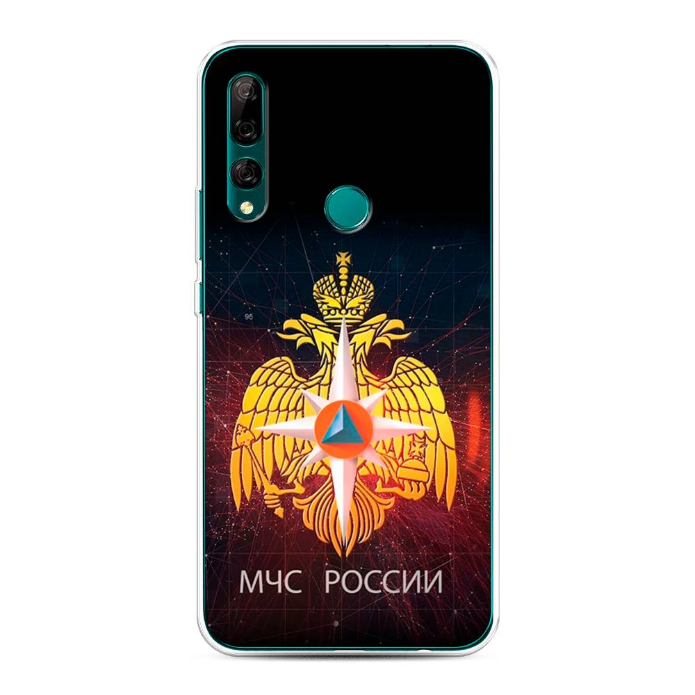 

Чехол Awog на Huawei Y9 Prime 2019 "МЧС России", Черный;желтый;красный, 611950-5